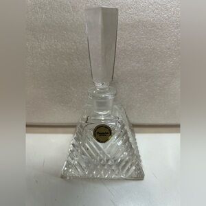 VTG Pasabahce Crystal Deco Perfume Bottle